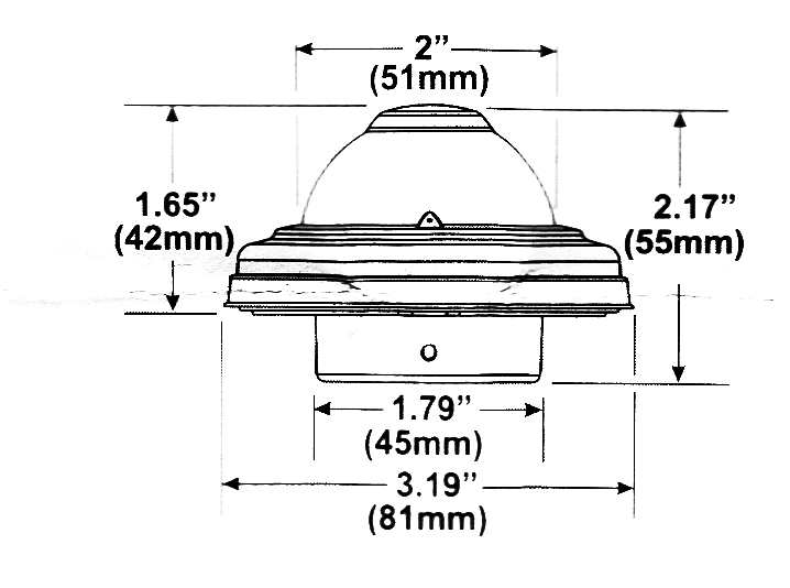 Danforth Quest Marine Boat Compass Flush Mount C104