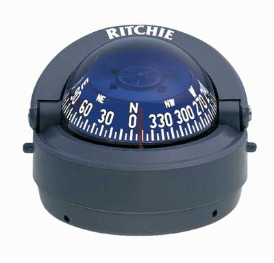 Ritchie S 53G Explorer Marine Boat Compass Surface Mount 2 3/4 Dial 